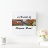 Relogio lembrança de Alagoas Vierkante Klok (Huis)