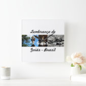 Relogio lembrança de Goiás Vierkante Klok (Huis)