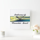 Relogio lembrança de Maranhão Vierkante Klok (Huis)