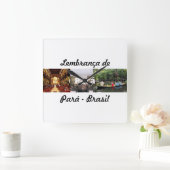 Relogio lembrança do Pará Vierkante Klok (Huis)