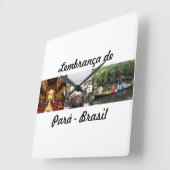 Relogio lembrança do Pará Vierkante Klok (Hoek)