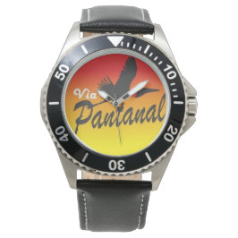 Relógio Masculino Preto de Aço Inoxidável e Pulsei Horloge