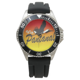 Relógio Masculino Preto de Aço Inoxidável Horloge