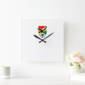 Reloj Bolivia Vierkante Klok (Huis)