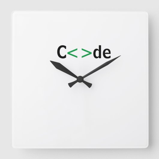 Reloj c<>de vierkante klok (Voorkant)