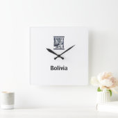 Reloj chaski boliviano vierkante klok (Huis)