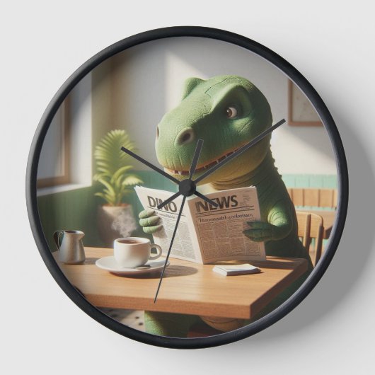 Reloj con diseño dinosaurio (Voorkant)