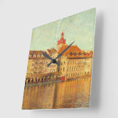 Reloj Cuadrado Polaroids from Lucerne Vierkante Klok (Hoek)