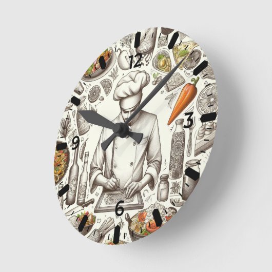 Reloj de Chef Ronde Klok (Hoek)
