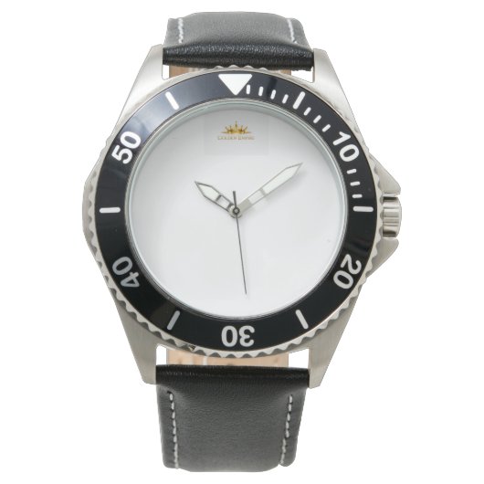 Reloj de Hombre pulsera de piel Horloge (Voorkant)