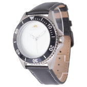 Reloj de Hombre pulsera de piel Horloge (Gekanteld)
