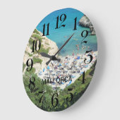 reloj de pared Calas de Mallorca Grote Klok (Hoek)