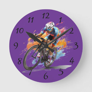 Reloj De Pared Ciclista Compitiendo Ronde Klok