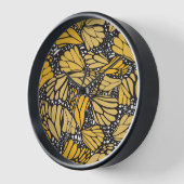 Reloj de pared circular estampado mariposa monarca (Hoek)