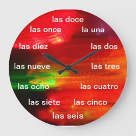 Reloj de pared - Colores de México Grote Klok