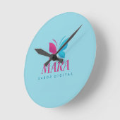 Reloj de pared con diseño moderno ronde klok (Hoek)