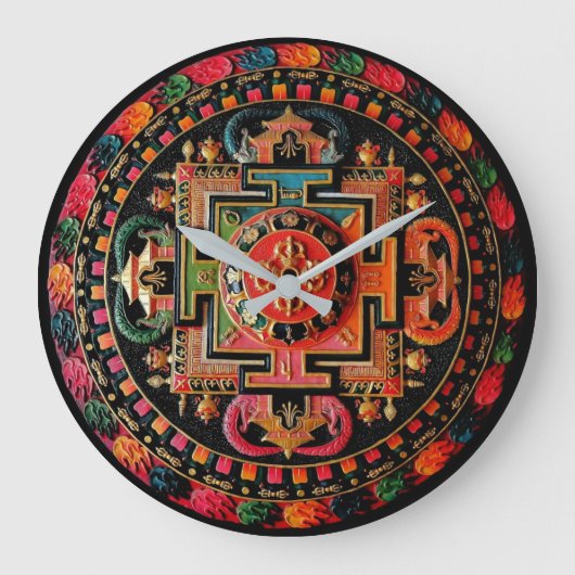 Reloj de pared con estilo Mexicano Grote Klok (Voorkant)