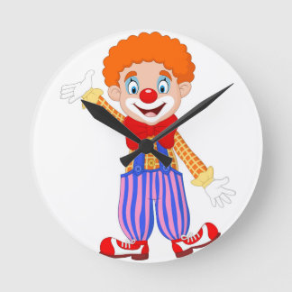 reloj de pared con payaso ronde klok
