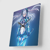 Reloj de pared de anime vierkante klok (Hoek)