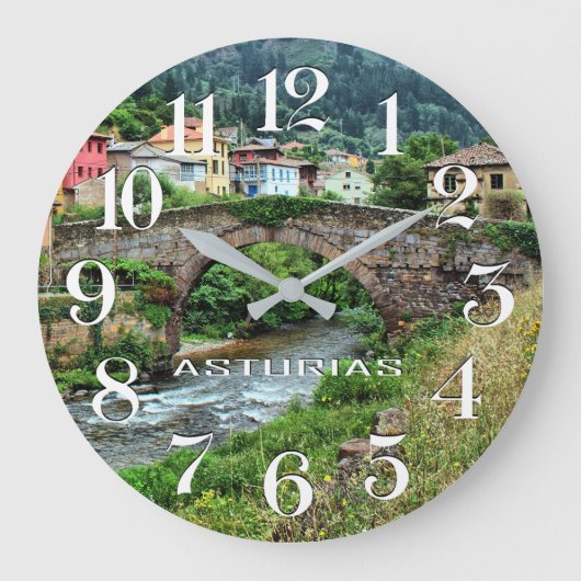 reloj de pared de Cangas del Narcea, Astururias Grote Klok (Voorkant)