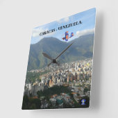 RELOJ DE PARED DE CARACAS - VENEZUELA. VIERKANTE KLOK (Hoek)