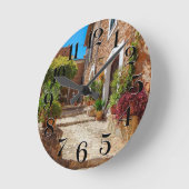 reloj de pared de Fornalutx en Mallorca Ronde Klok (Hoek)