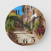 reloj de pared de Fornalutx en Mallorca Ronde Klok (Voorkant)