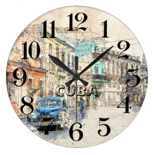 reloj de pared de La Habana, Cuba Grote Klok