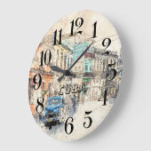reloj de pared de La Habana, Cuba Grote Klok (Hoek)