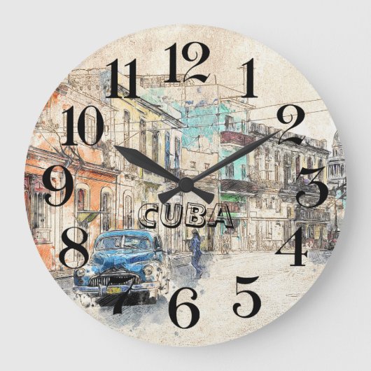 reloj de pared de La Habana, Cuba Grote Klok (Voorkant)