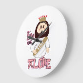 Reloj de pared I´m not alone - Nissi Holy Grote Klok (Hoek)