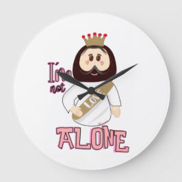 Reloj de pared I´m not alone - Nissi Holy Grote Klok