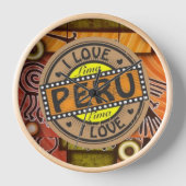 Reloj de pared Ilove Peru (Voorkant)