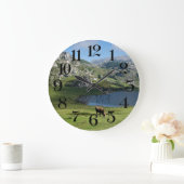 reloj de pared Lagos de Covadonga en Asturias Grote Klok (Huis)