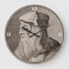 reloj de pared leonardo da vinci grote klok