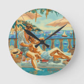 Reloj de pared lgbt ronde klok (Voorkant)