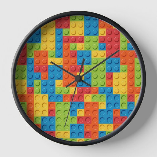 reloj de pared motivo bloques de colores (Voorkant)