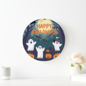 Reloj de pared para niños en Halloween  Grote Klok (Huis)