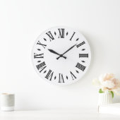 reloj de pared personalizable números romanos grote klok (Huis)