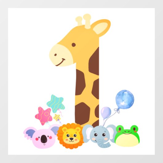 Reloj de pared raamsticker (Vel)