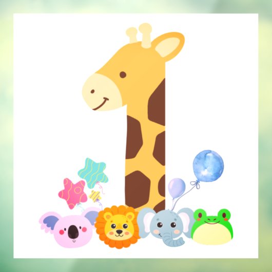 Reloj de pared raamsticker (Vel 3)