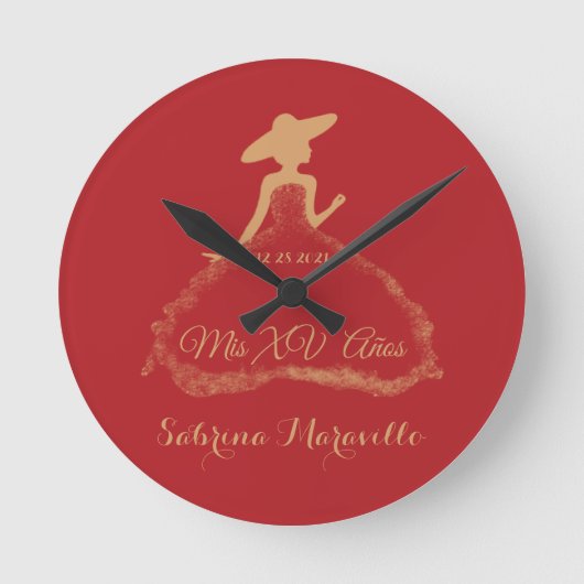 Reloj de pared ronde klok (Voorkant)