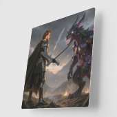 Reloj de pared vierkante klok (Hoek)