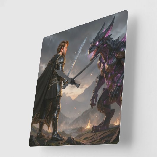 Reloj de pared vierkante klok (Hoek)