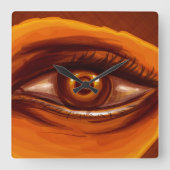 Reloj de pared vierkante klok (Voorkant)