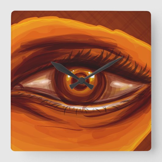 Reloj de pared vierkante klok (Voorkant)