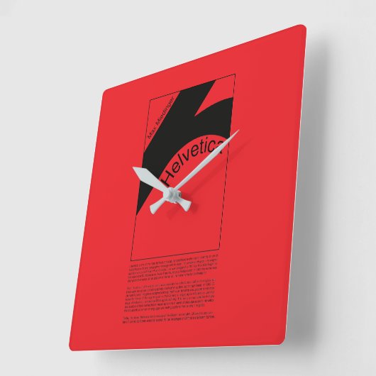 Reloj de pared vierkante klok (Hoek)