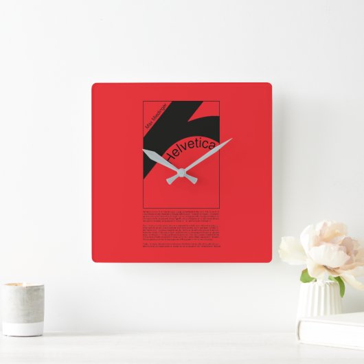 Reloj de pared vierkante klok (Huis)