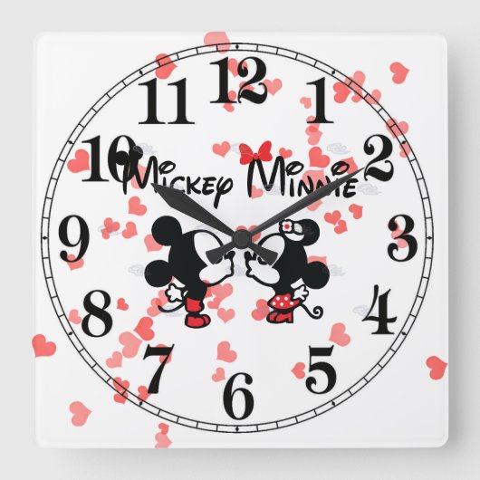 Reloj de pared vierkante klok (Voorkant)