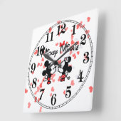 Reloj de pared vierkante klok (Hoek)